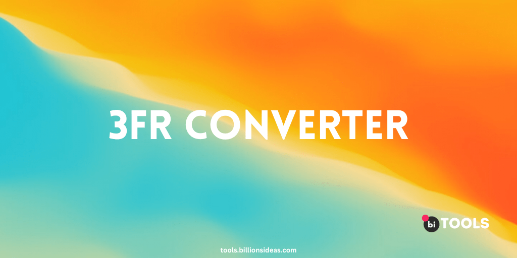 3FR Converter bi tools