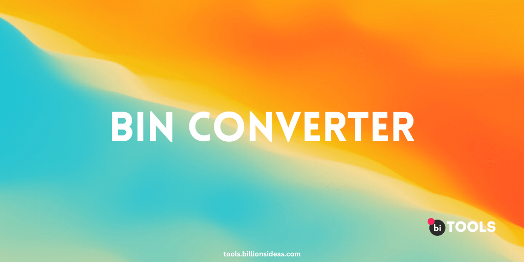 BIN Converter BI Tools