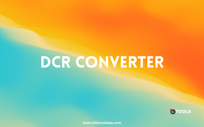 DCR Converter