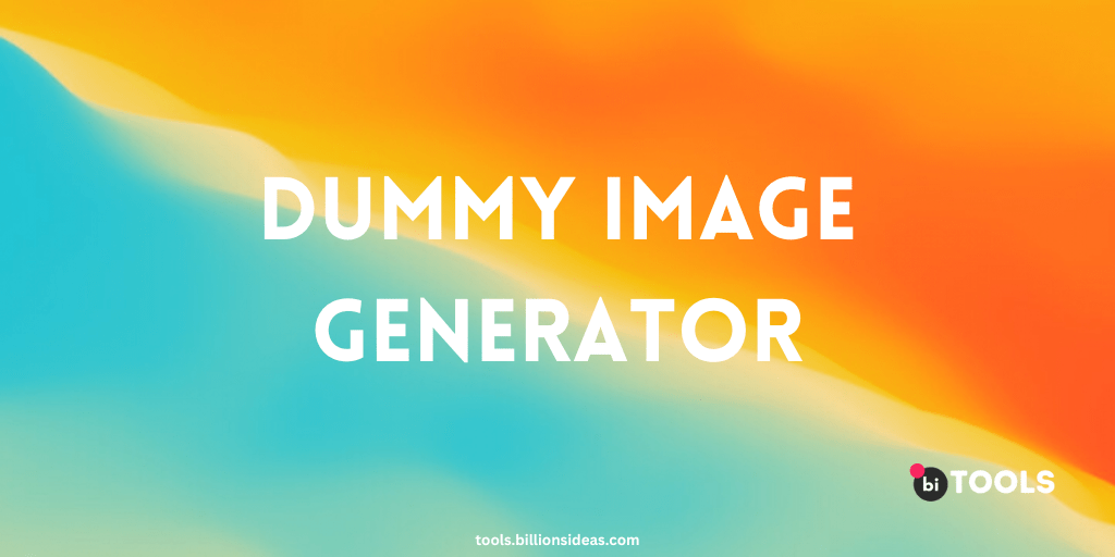 dynamic dummy image generator