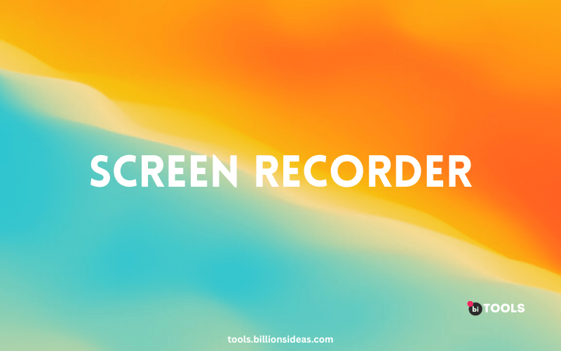 free online screen recorder