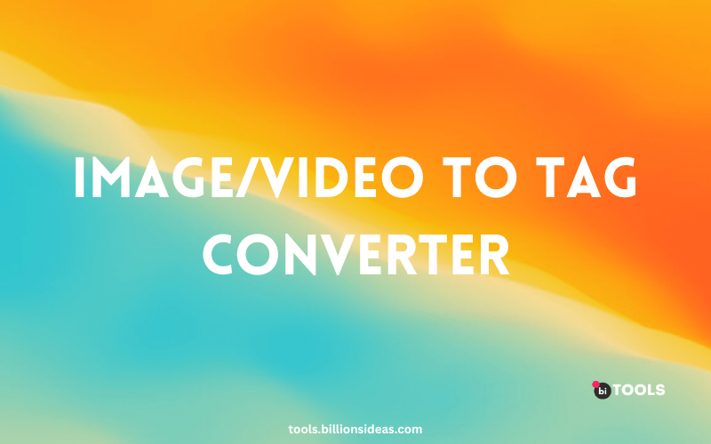 image video tags converter online free