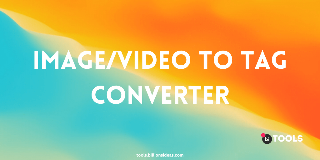 image video tags converter online free