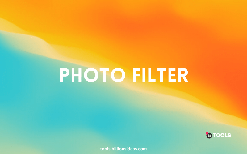 online photo filter tool