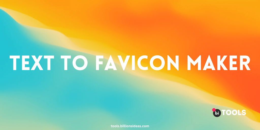 text to favicon maker