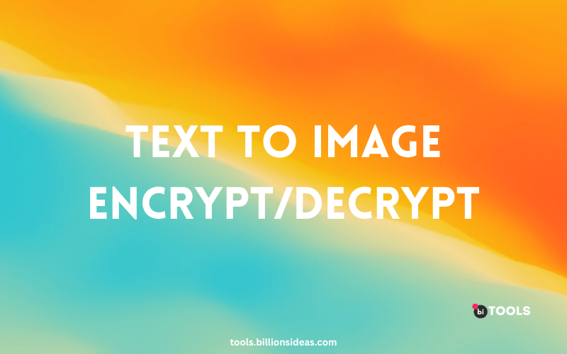 text to image encryption